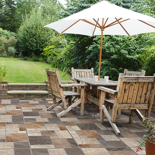 Ceramica Antideslizante Para Exterior Cerro Negro 51x51 Atacama Tricolor