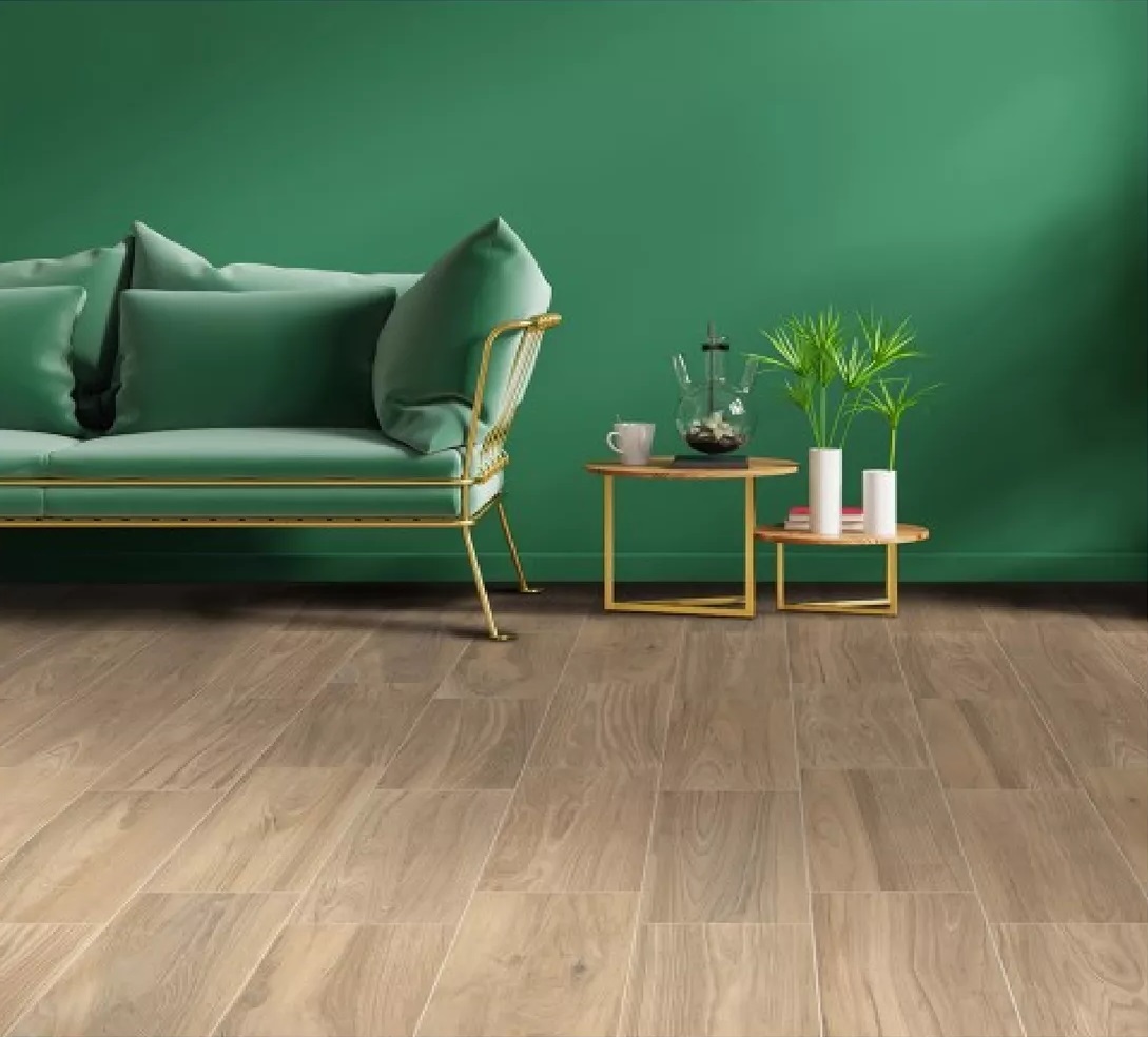 Porcelanato Alberdi 20x60 Pehuen Marrón Símil Madera