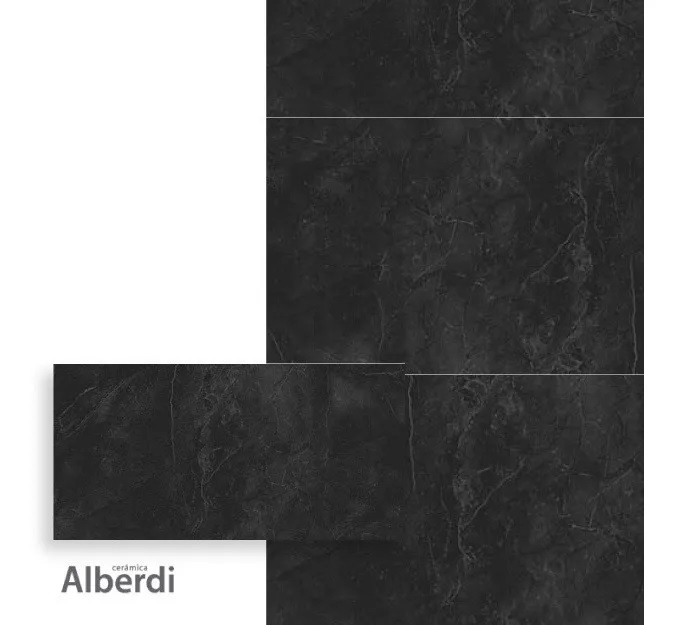 Cerámica Alberdi 28x45 Ankara Negro