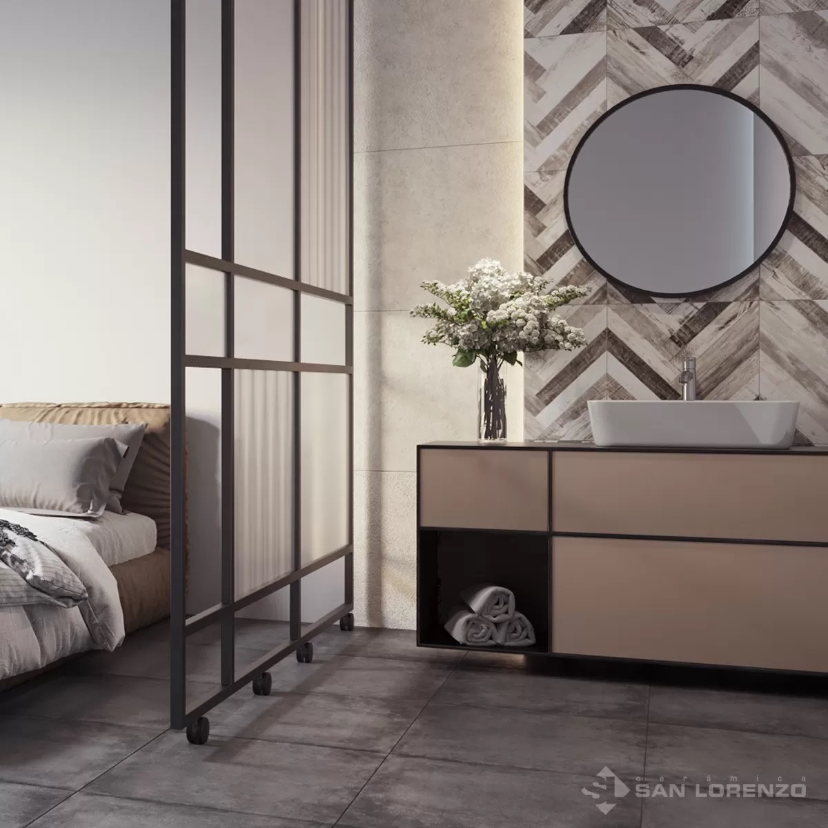 Ceramica Símil madera San Lorenzo 45x45 Donker Soft