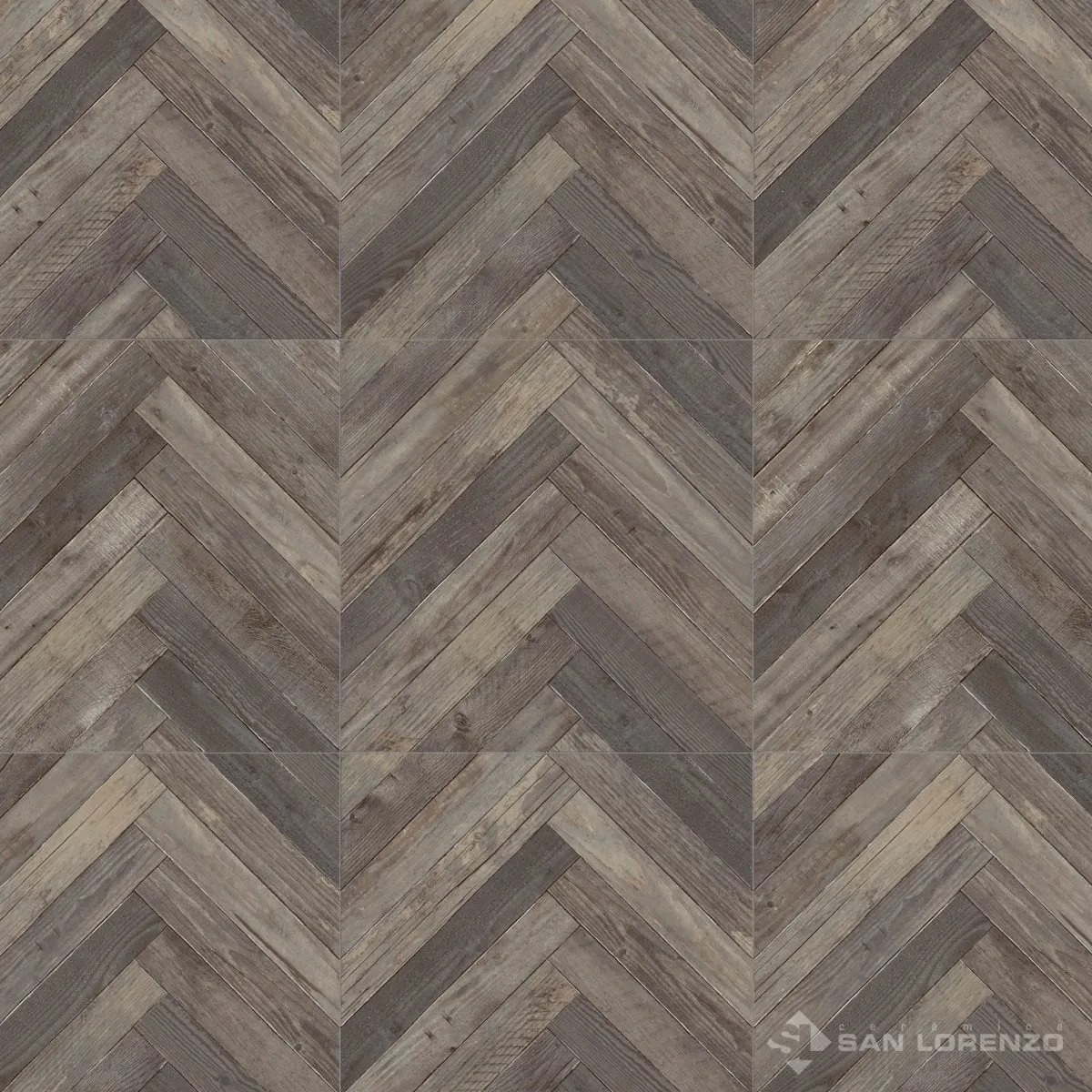 Ceramica Símil madera San Lorenzo 45x45 Donker Grey