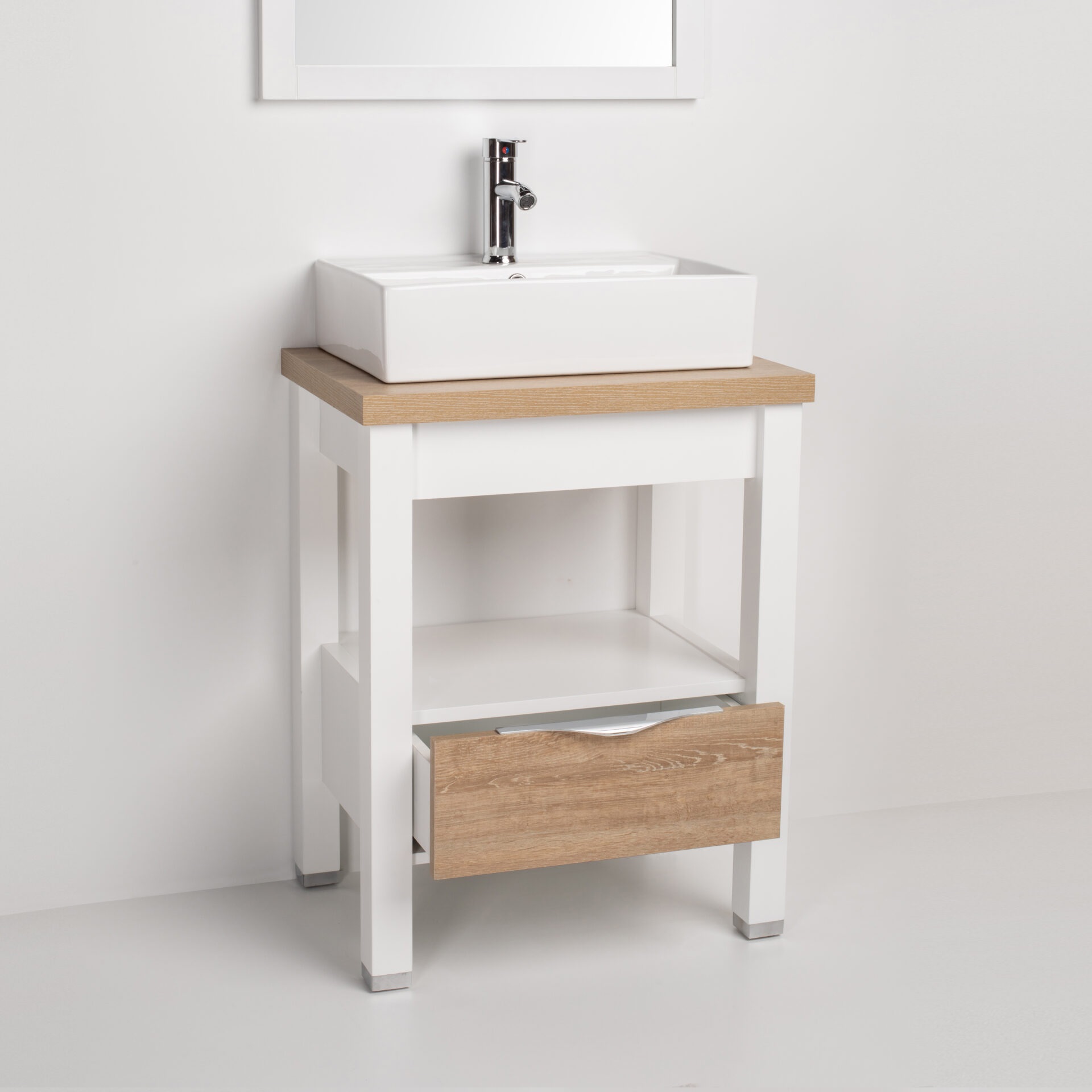 Vanitory Para Bacha De Apoyo Campi Oak 60 Cm