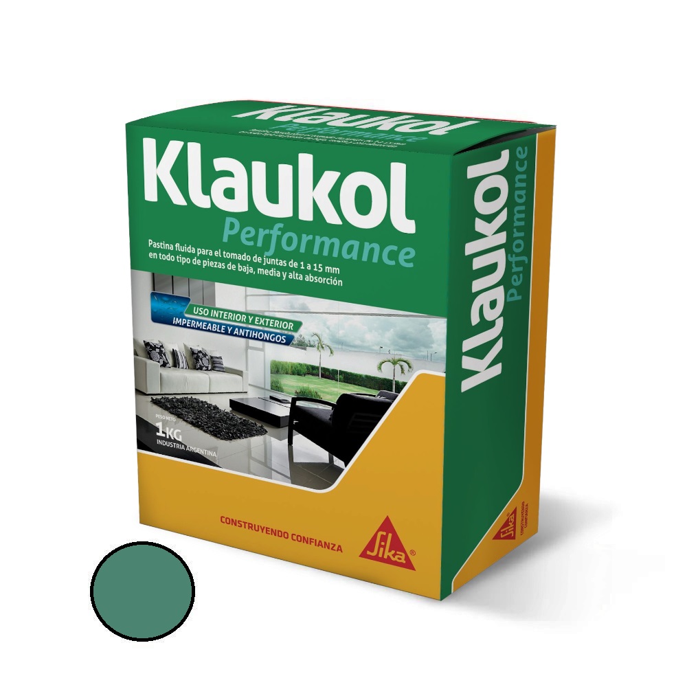 Pastina Klaukol Para Porcelanato Color Musgo - 1Kg