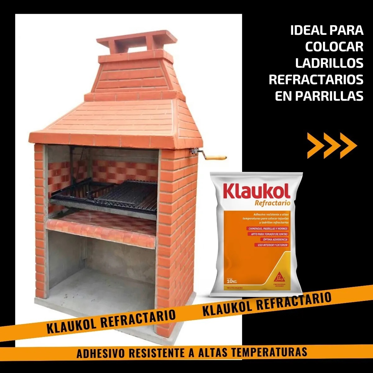 Adhesivo Klaukol Refractario - 10Kg