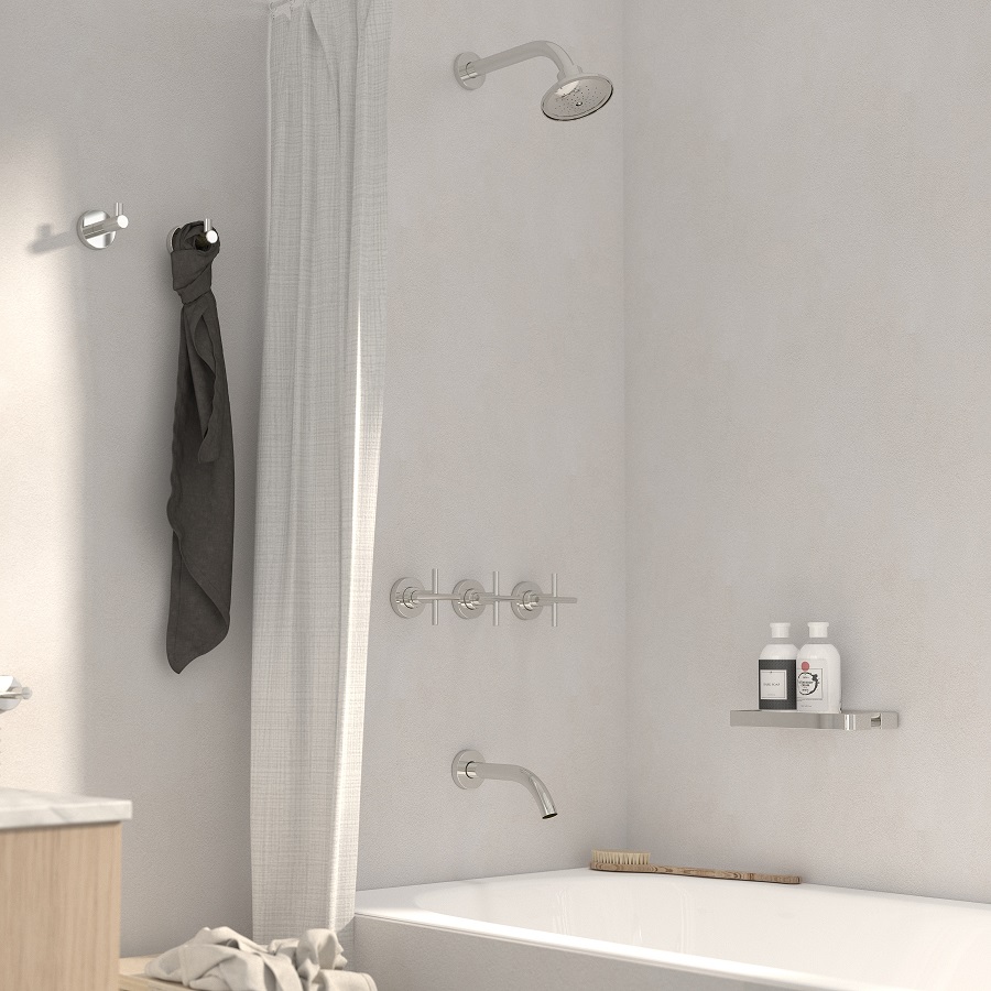 Grifería Para Ducha Bimando Con Transferencia Andez Next 601.37