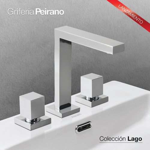 Griferia Bimando Para Lavatorio Peirano Lago 60-161