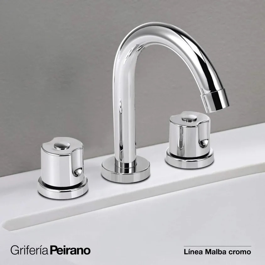Griferia Bimando Para Lavatorio Peirano Malba 60-059