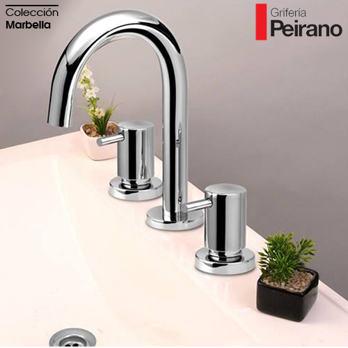 Griferia Bimando Para Lavatorio Peirano Marbella 60-121