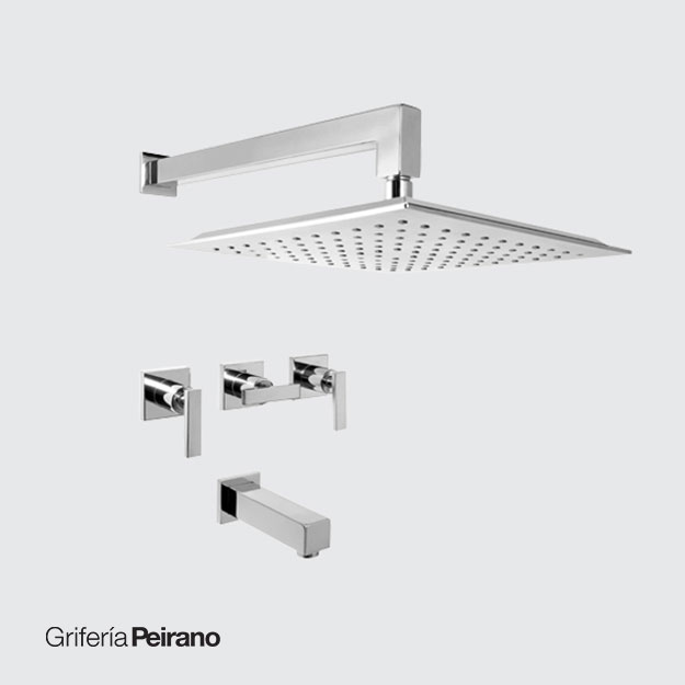 Griferia Bimando Para Ducha Con Transferencia Peirano Sena 80-163