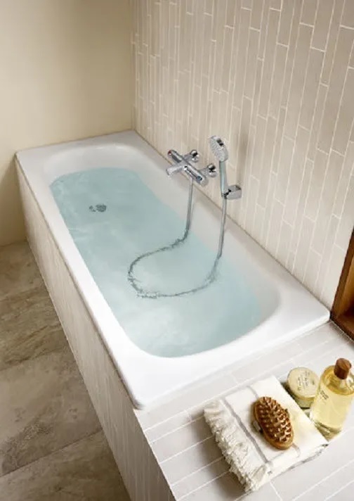 Bañera De Chapa Roca Sacha 140 Cm