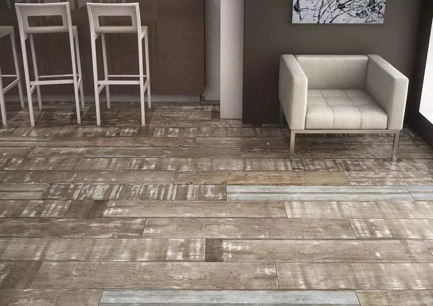 Porcelanato Cecrisa 20x120 Painted Hd Símil madera