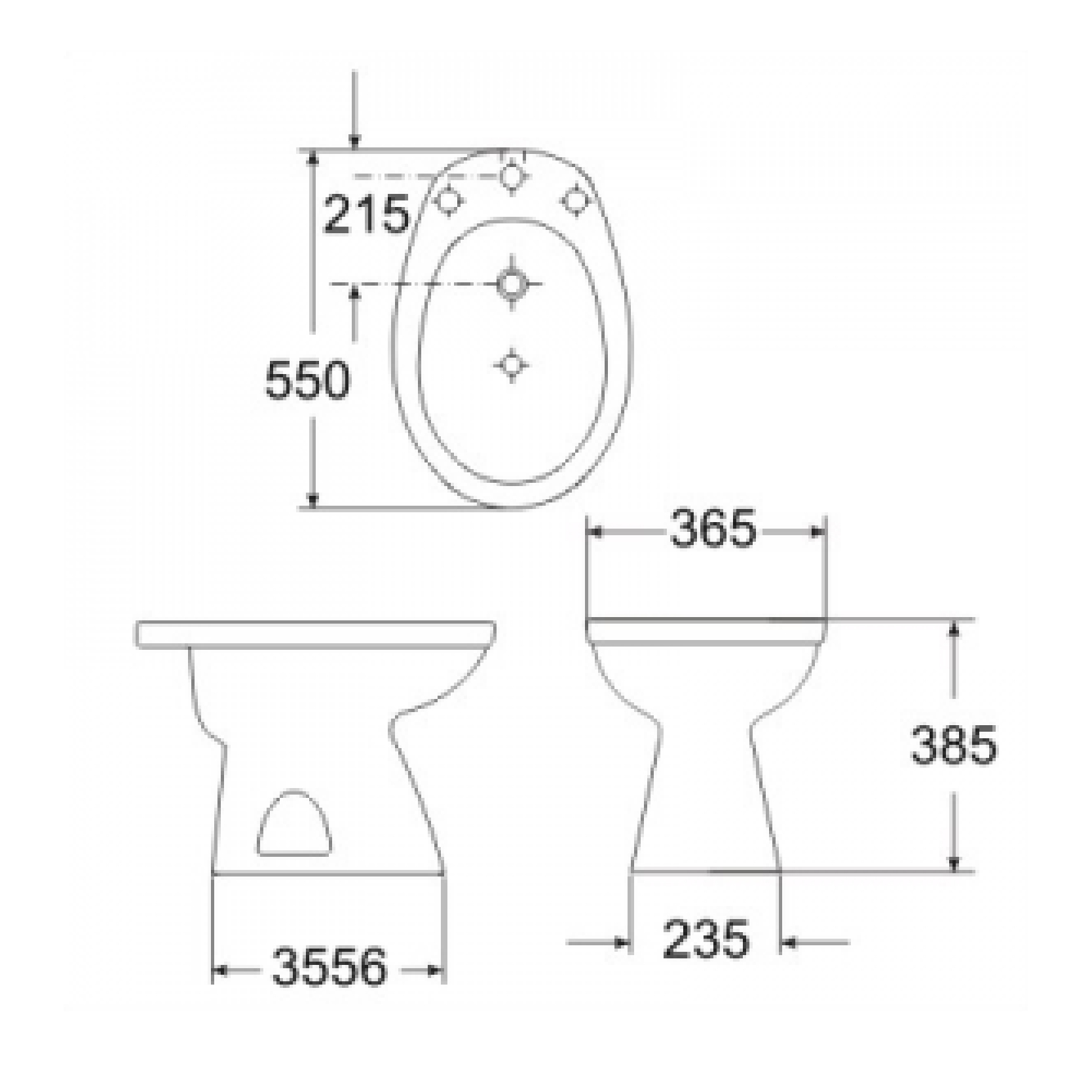 Bidet Roca Italiana Monocomando Blanco