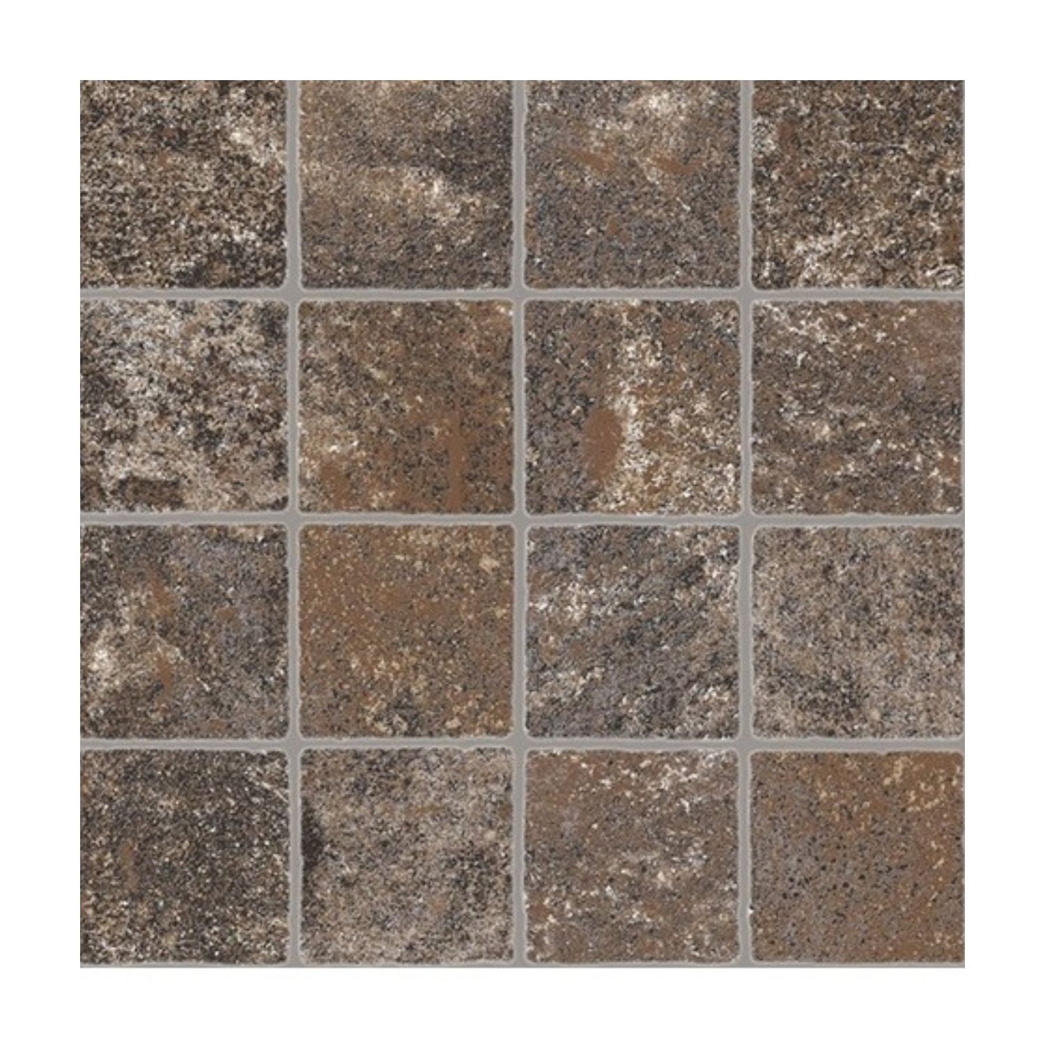 Cerámica Antideslizante Para Exterior Alberdi 46x46 Pórfido Marrón