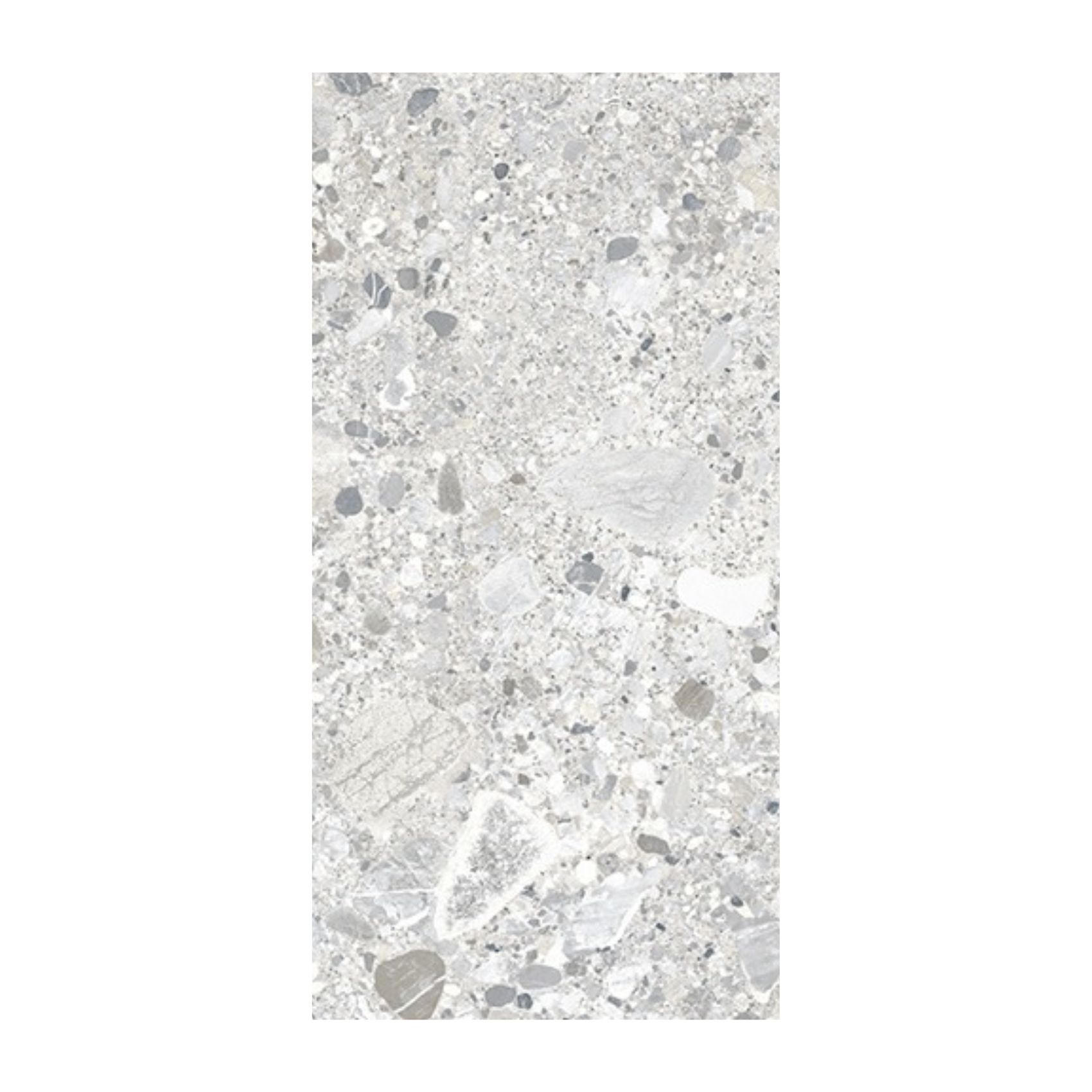 Porcelanato Cerro Negro 64x122 Terrazzo Gris