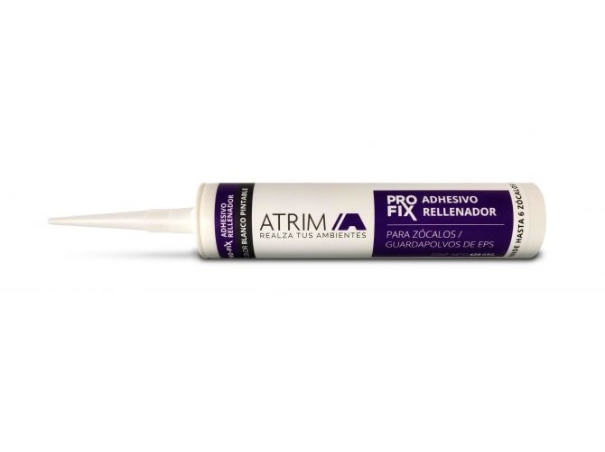 Adhesivo Atrim Sellador Y Rellenador De Zócalos Profix 420 Grs