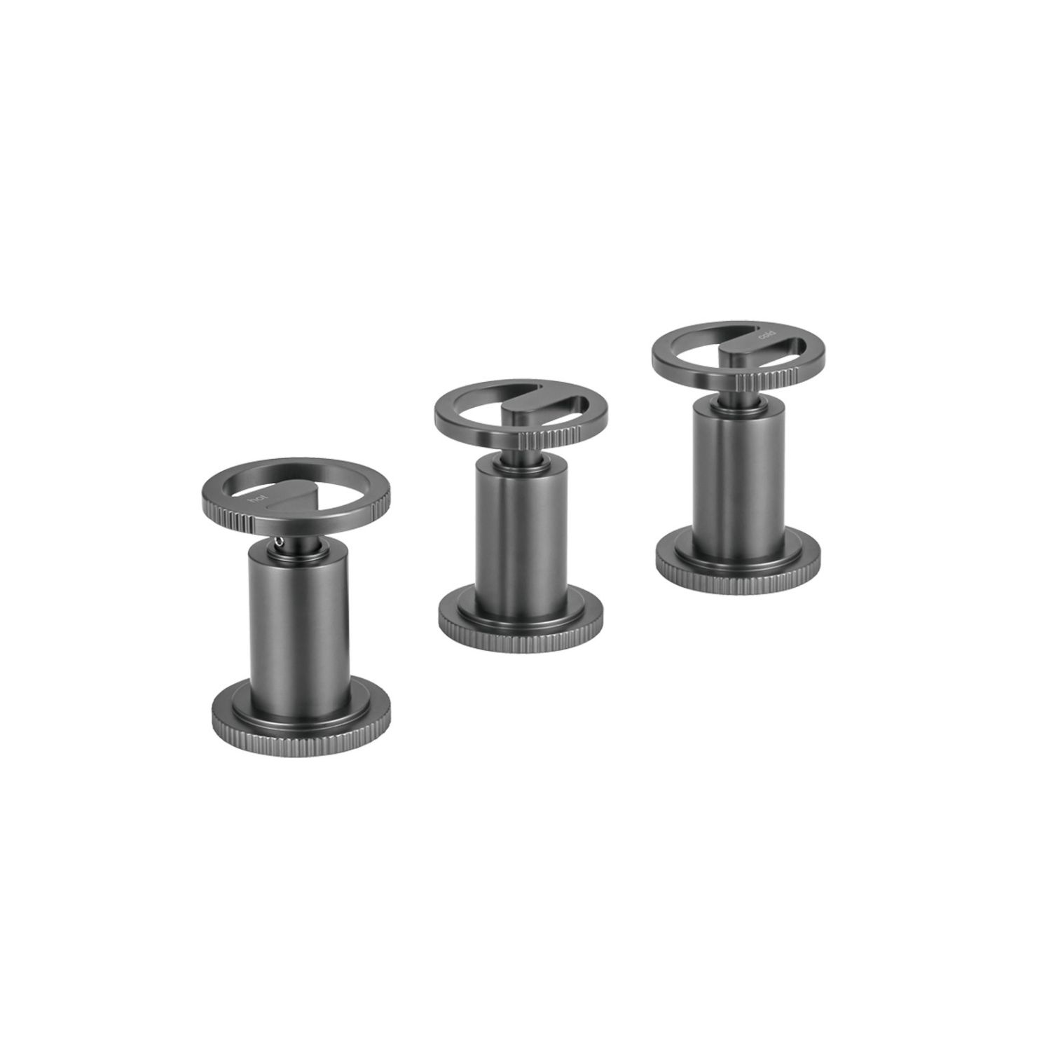Grifería Bimando Para Bidet Pierano Pulse Grafito 70-175GR