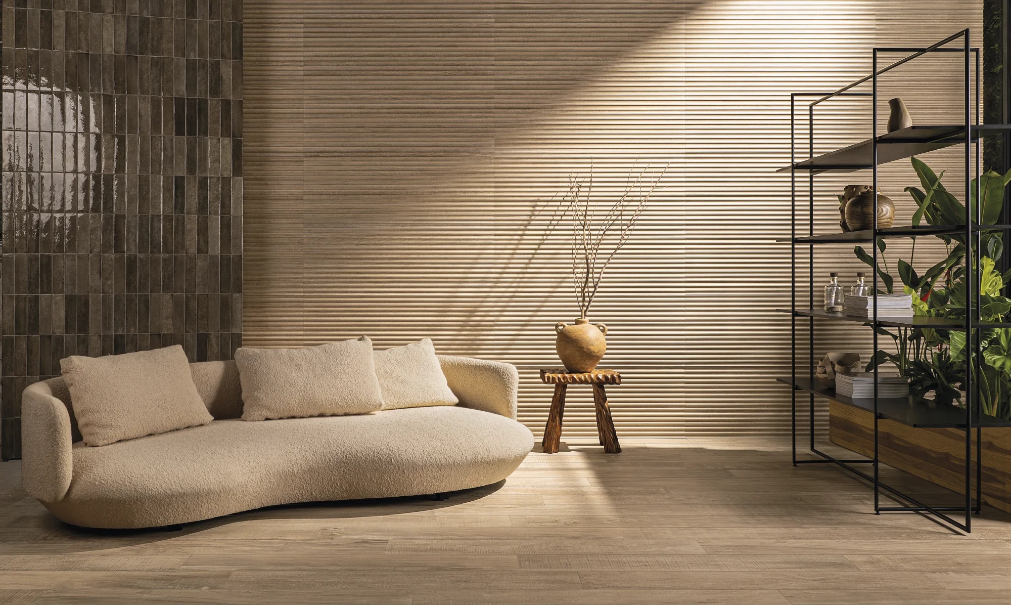 Porcelanato Portobello 20x120 Arca Nordic Satinado Símil Madera