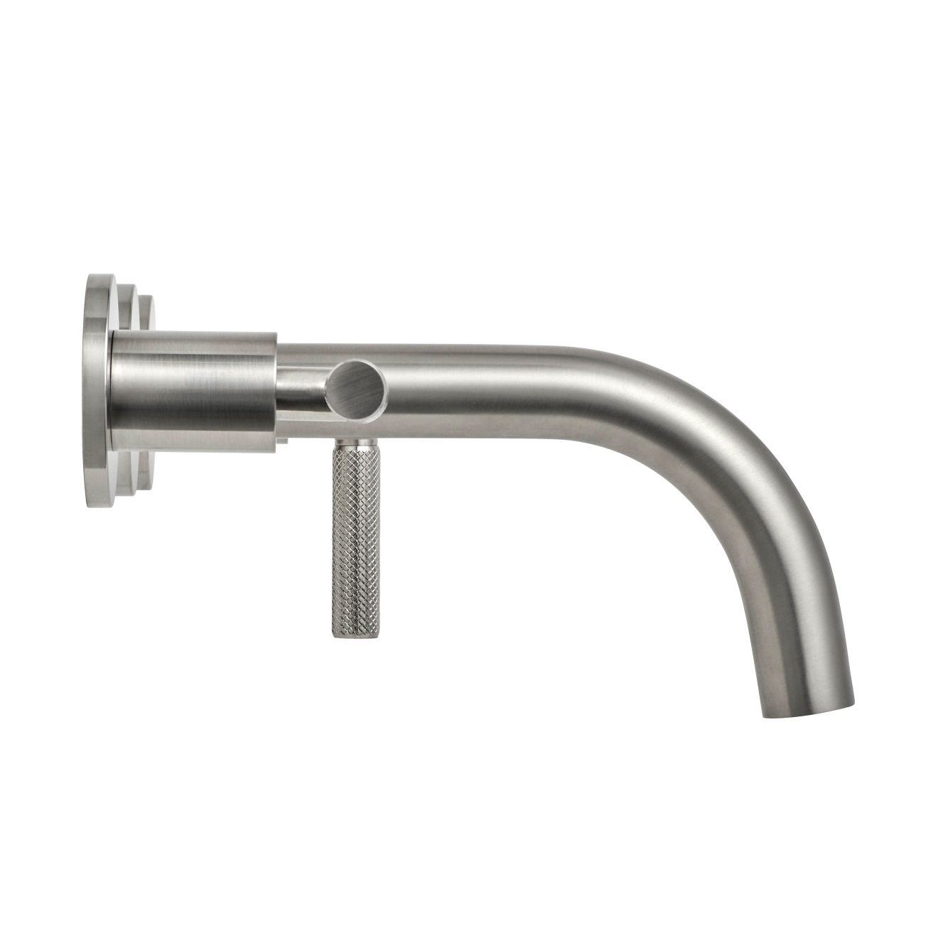 Grifería Bimando Para Lavatorio De Pared Peirano Beat Niquel 62-201