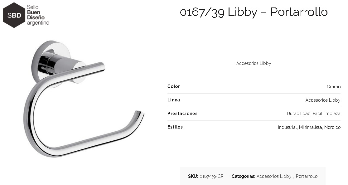 Portarrollo Fv Libby 167/39