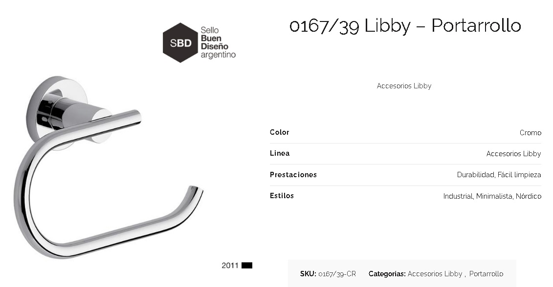 Portarrollo Fv Libby 167/39