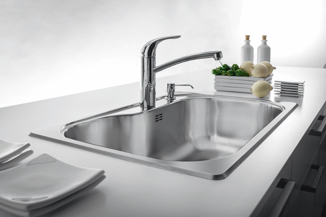 Bacha De Cocina Johnson Si71A Luxor Con Orificio
