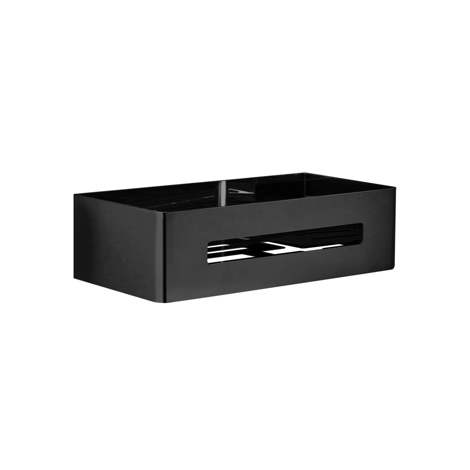 Peirano Organizador De Ducha Rectangular Negro