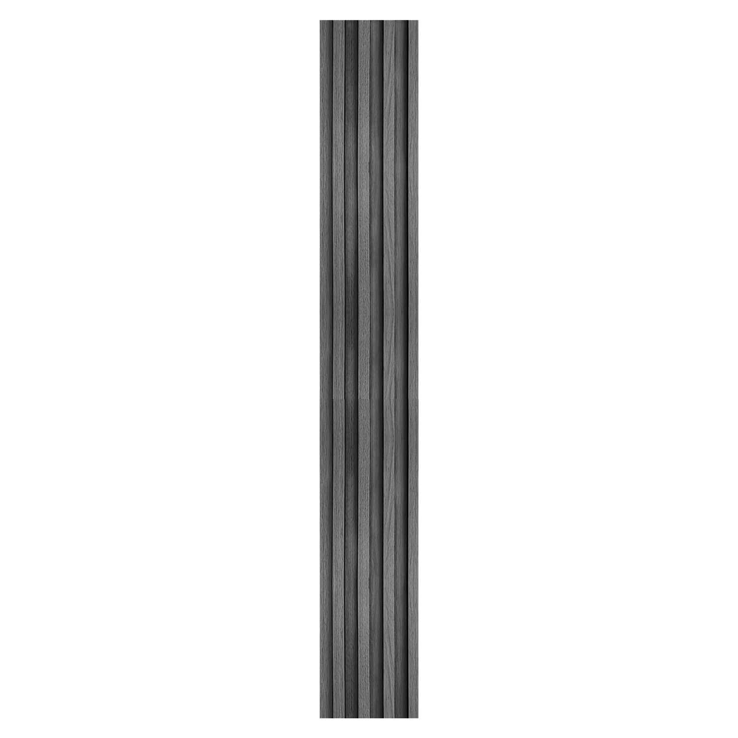 Wall Panel 16x242 De WPC Para Pared Estilo Japandi Gris
