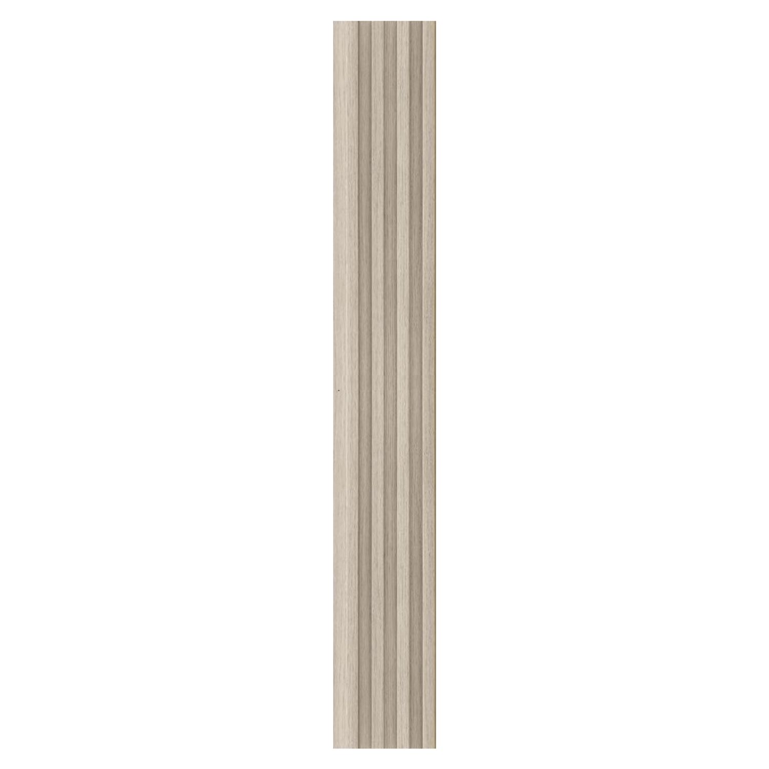 Wall Panel 16x242 De WPC Para Pared Estilo Japandi Beige