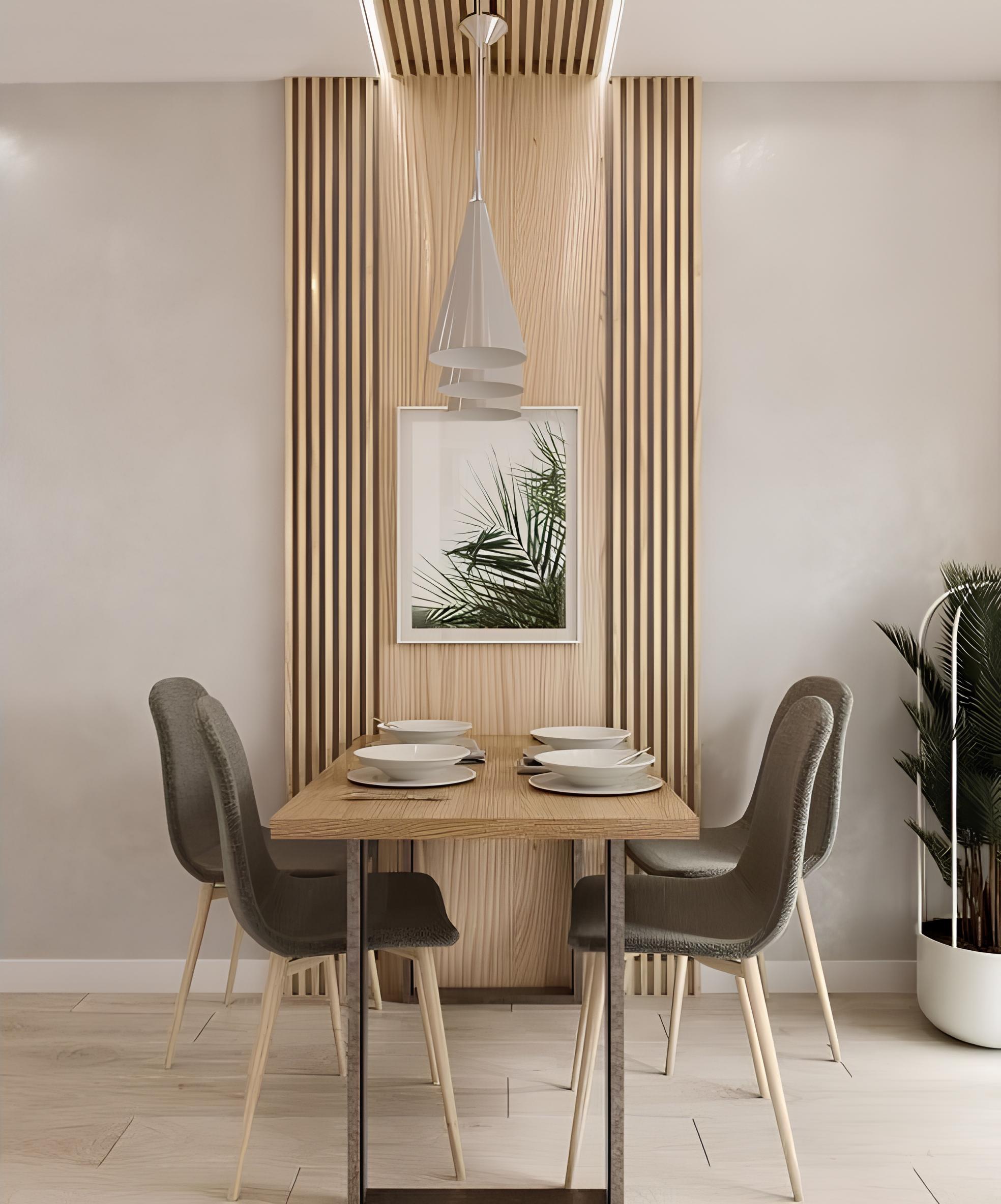 Wall Panel 16x242 De WPC Para Pared Estilo Japandi Beige