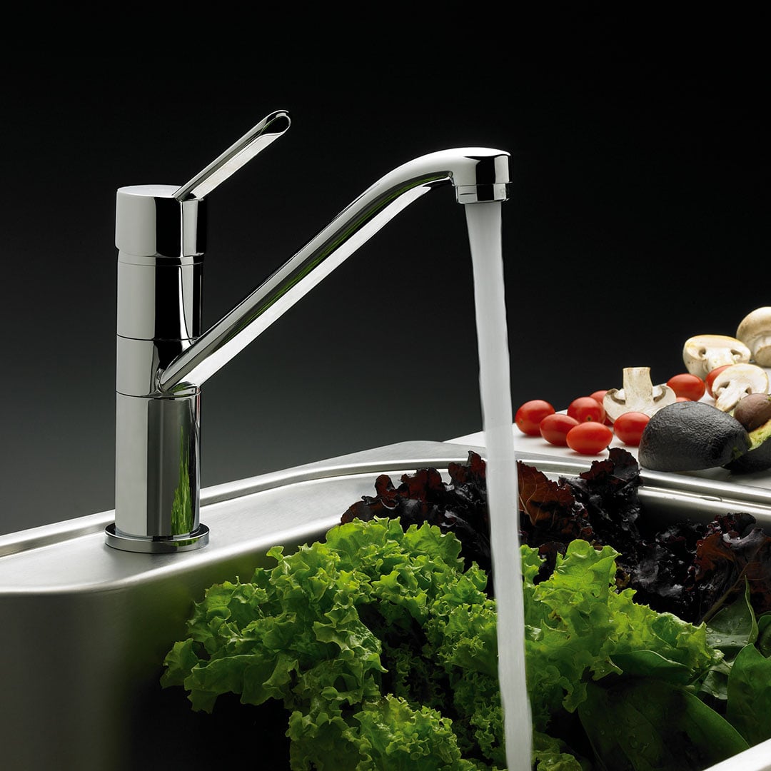Griferia Monocomando Para Cocina Fv Newport Alto 411.02/B2