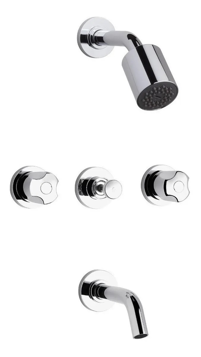 Kit De Griferías Bimando Fv Pampa Lavatorio, Bidet y Ducha 0900.03/B6