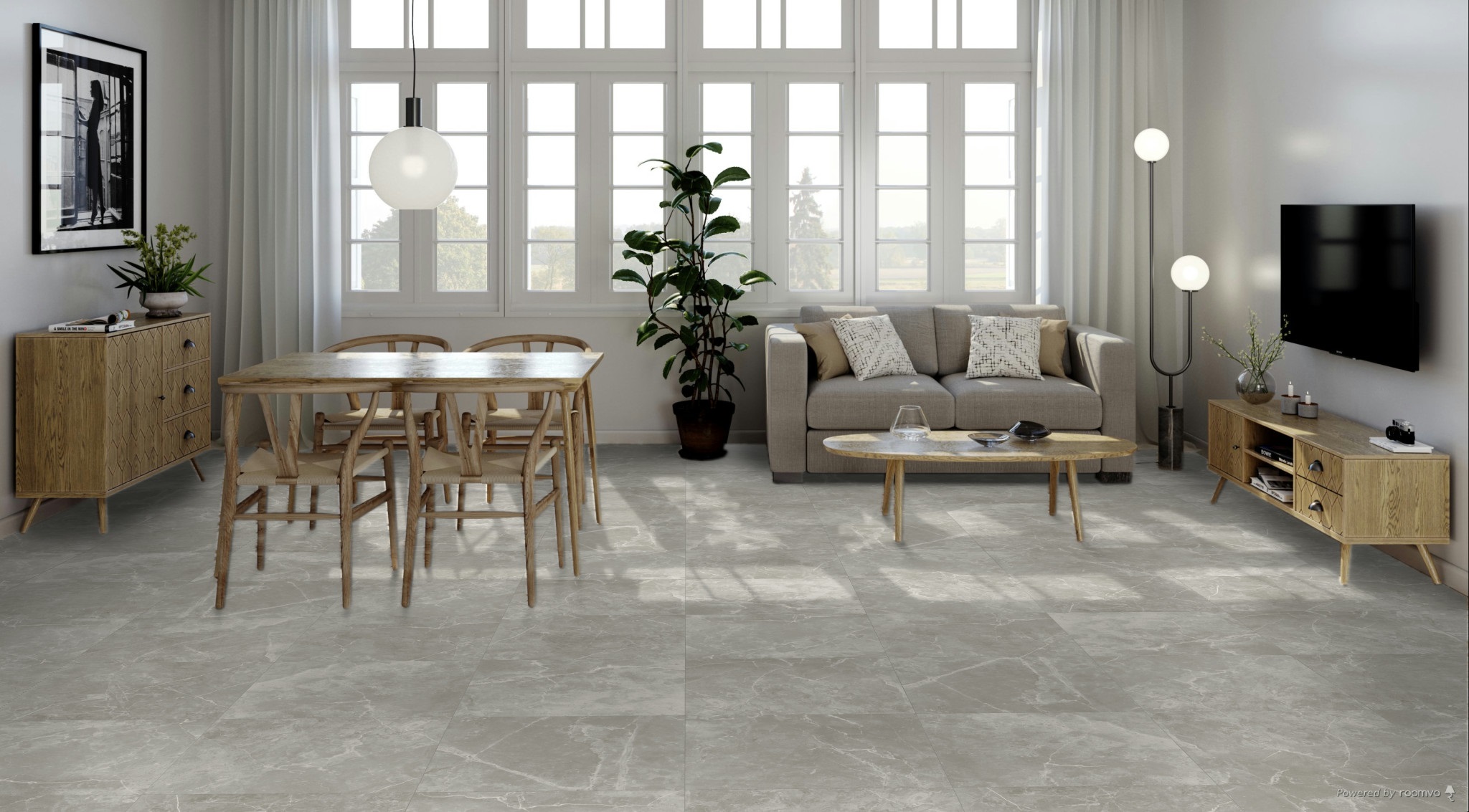 Porcelanato San Lorenzo 60x60 Mármol Suria