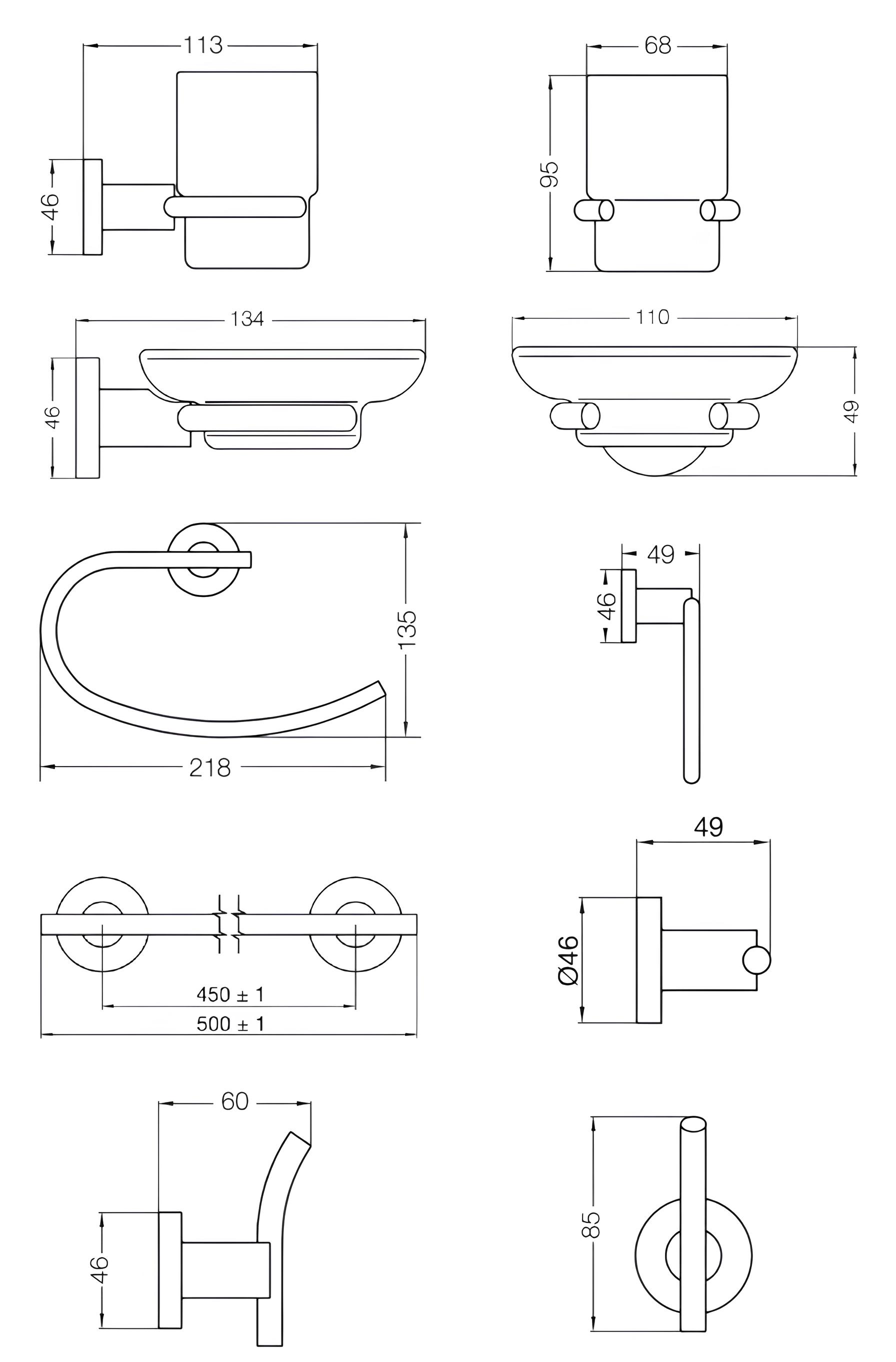 Kit De Accesorios Fv Libby 6 Piezas 179.06/39