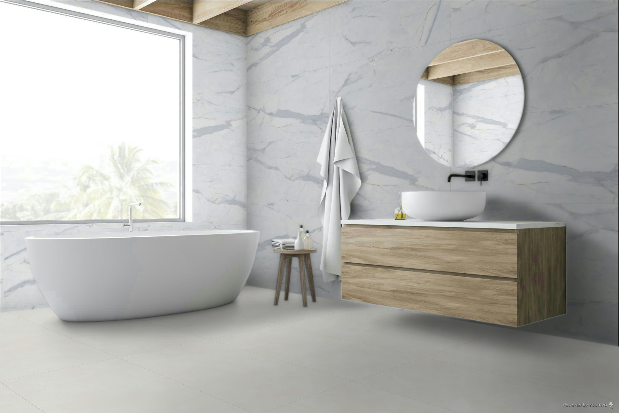 Porcelanato San Lorenzo 60x120 Calacata Perla