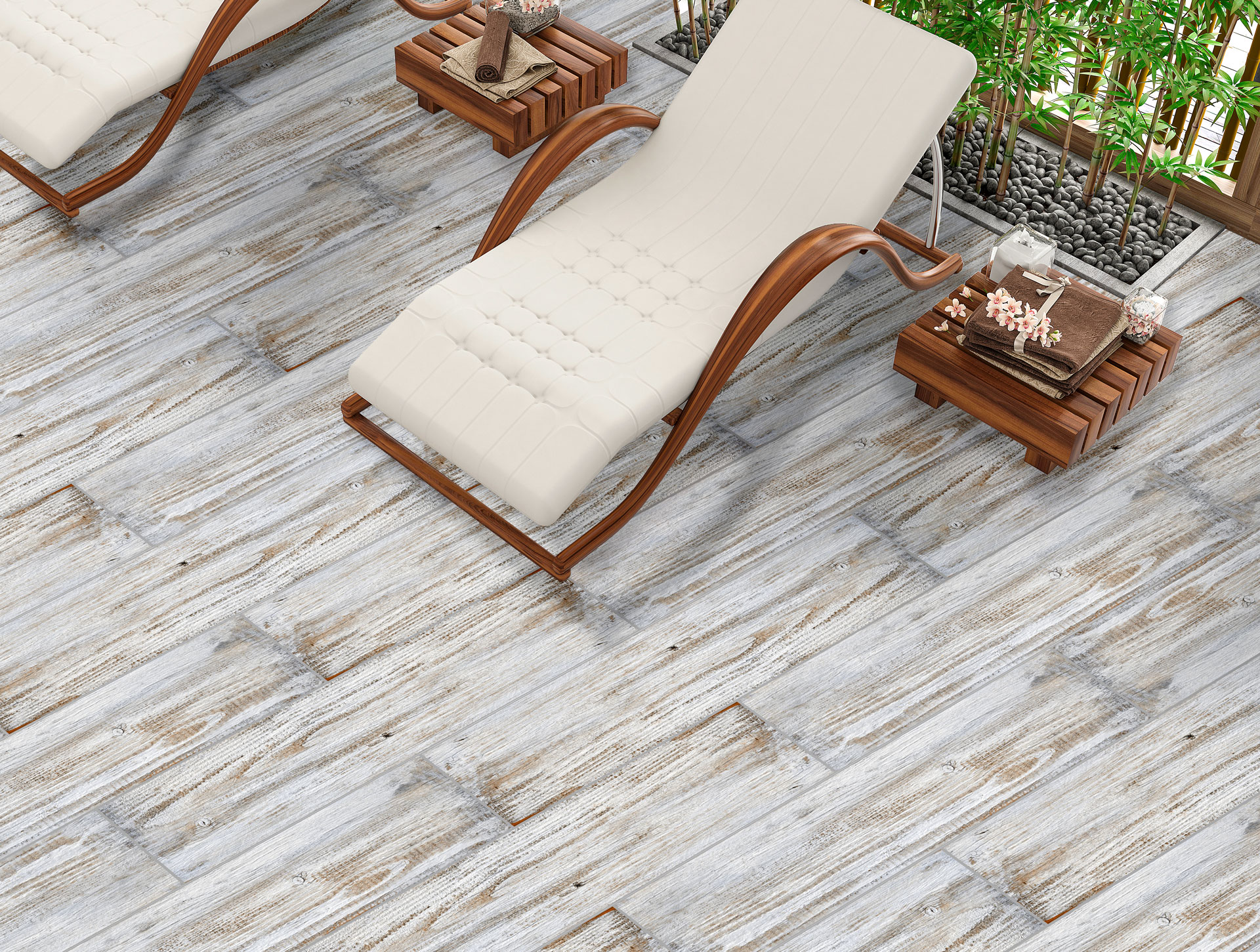 Porcelanico Rectificado 22x90 Lume Fresno - Símil madera