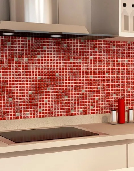 Malla De Vidrio Piu 30x30 Broc Rojo