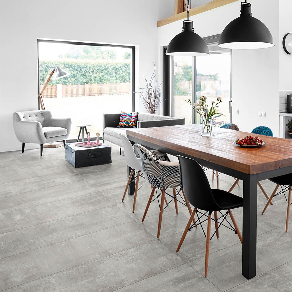 Porcelanato Cerro Negro 45x181 Concreto
