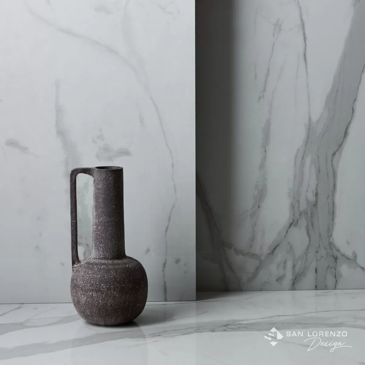 Porcelanato San Lorenzo 60x60 Calacata Bianco