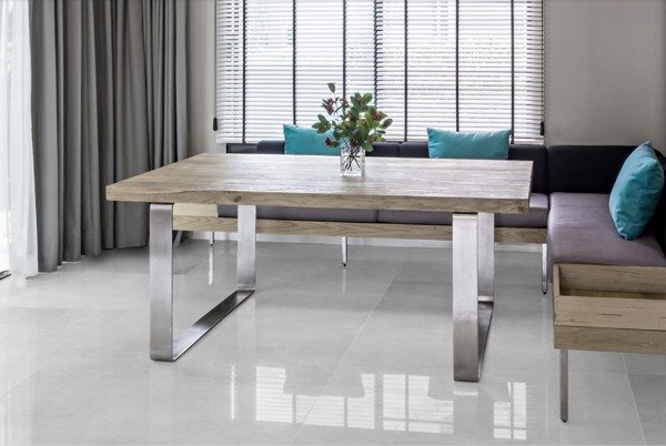 Porcelanato Cerro Negro 58x58 Malba Tiza Pulido