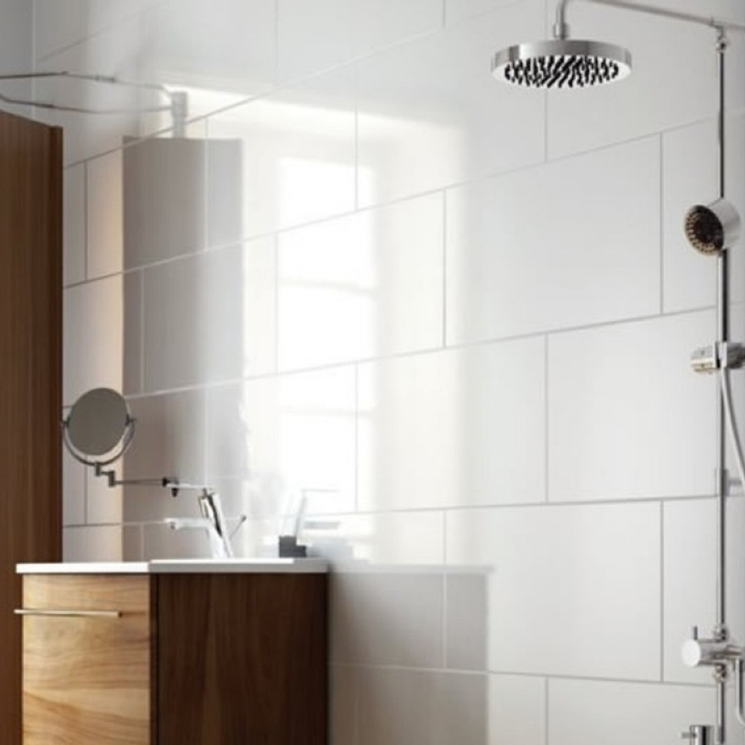 Ceramica Lourdes 31x53 Nieve Brillante