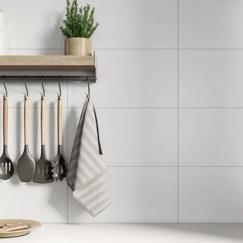 Ceramica Lourdes 31x53 Nieve Satinado