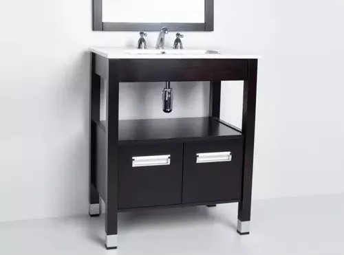 Vanitory De Pie Con Bacha Monocomando Campi Domus 85 Cm