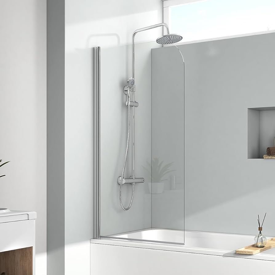 Combo Ferrum Mampara Rebatible 1,40 M + Bañera 1,50 M