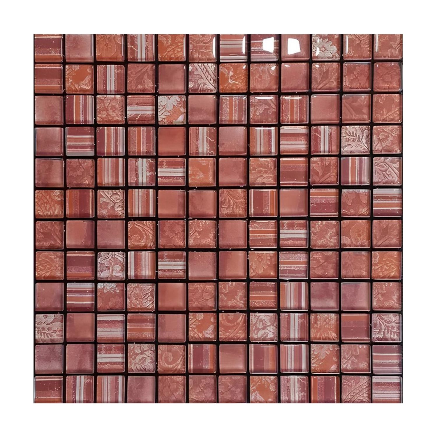 Malla De Vidrio Piu 30x30 Broc Rojo