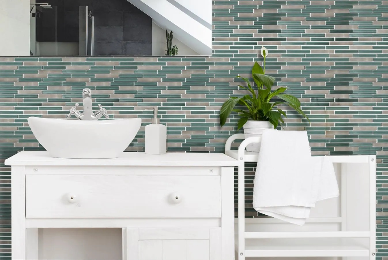 Malla De Vidrio Piu 26x30 Laguna Aqua