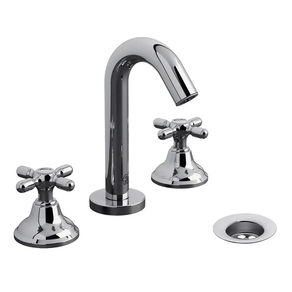 Kit De Griferías Bimando FV Newport Lavatorio, Bidet Y Ducha