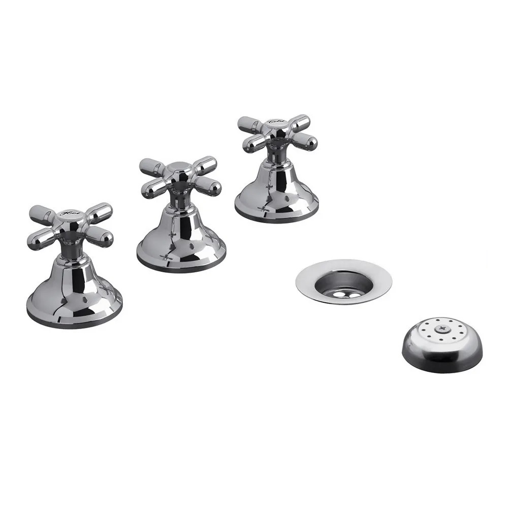 Kit De Griferías Bimando FV Newport Lavatorio, Bidet Y Ducha