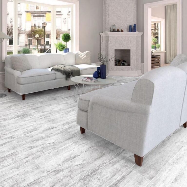 Porcelanato Ilva 15x90 Antique Wood Blanco Símil Madera