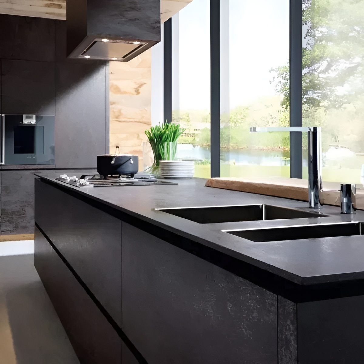Porcelanato SPL 80x160 Oxido Negro