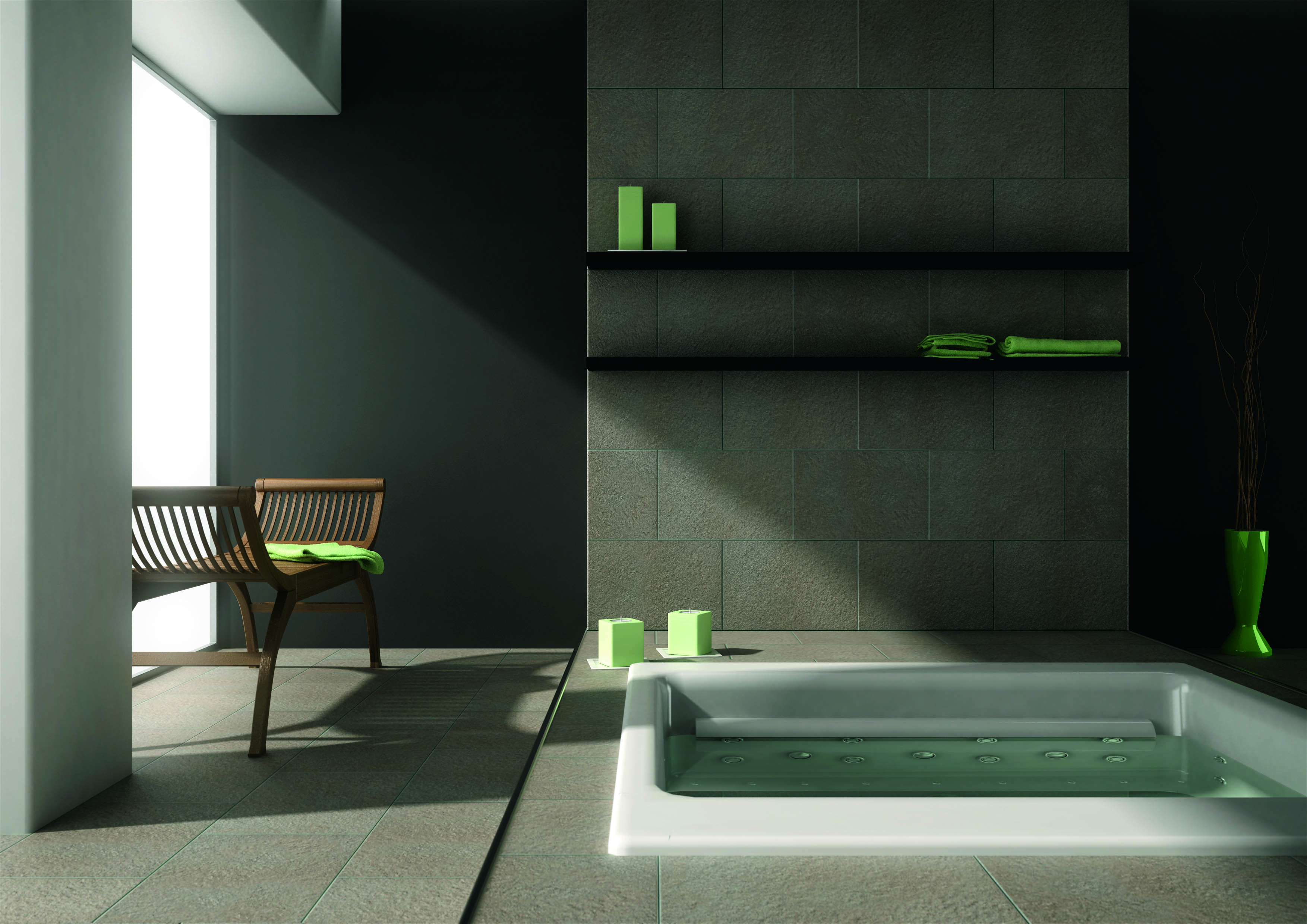 Ceramica Antideslizante Para Exterior Cortines 35x60 Basalto Acero